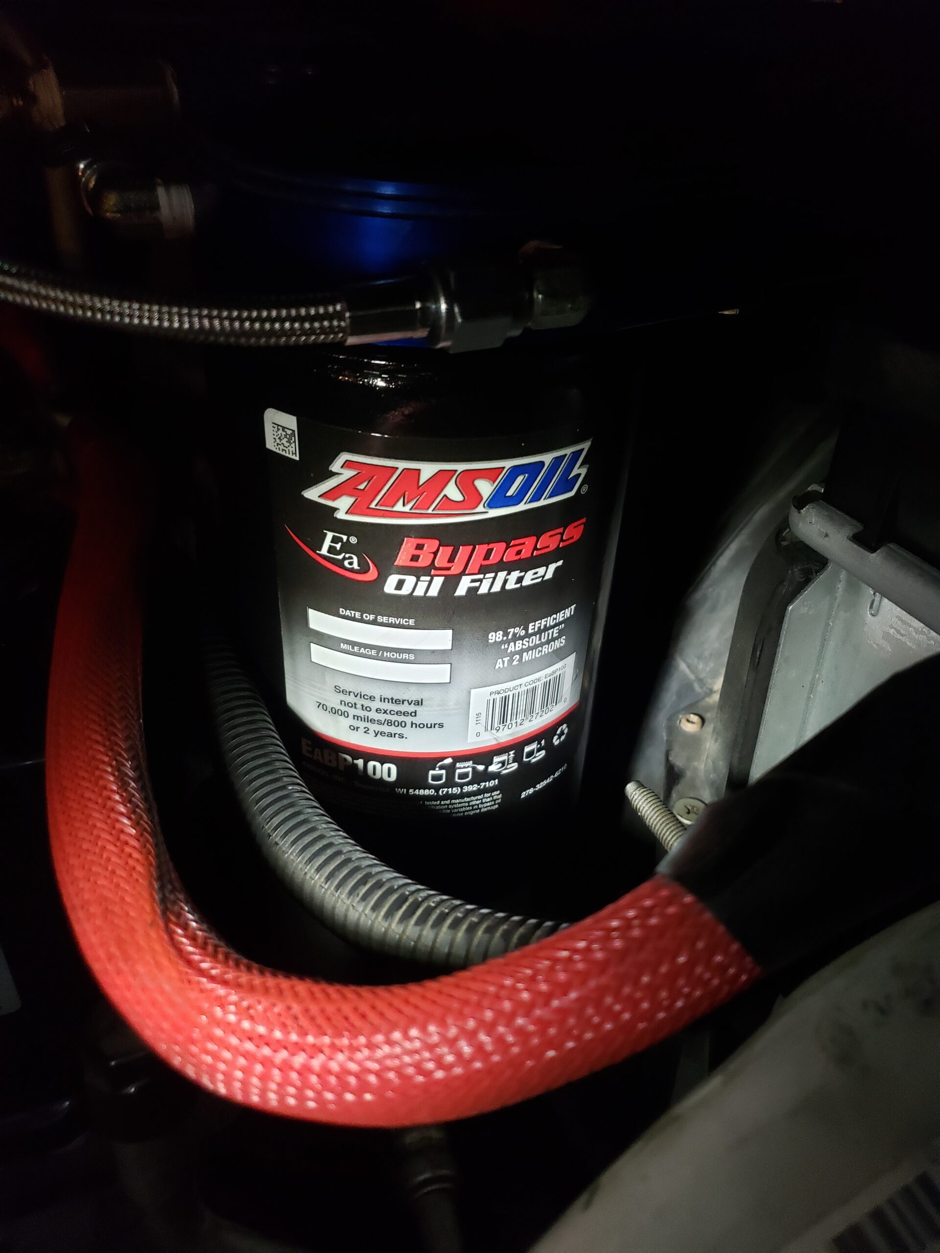 AMSOIL Best Bypass Oil Filter on a 6.0 Ford Powerstroke